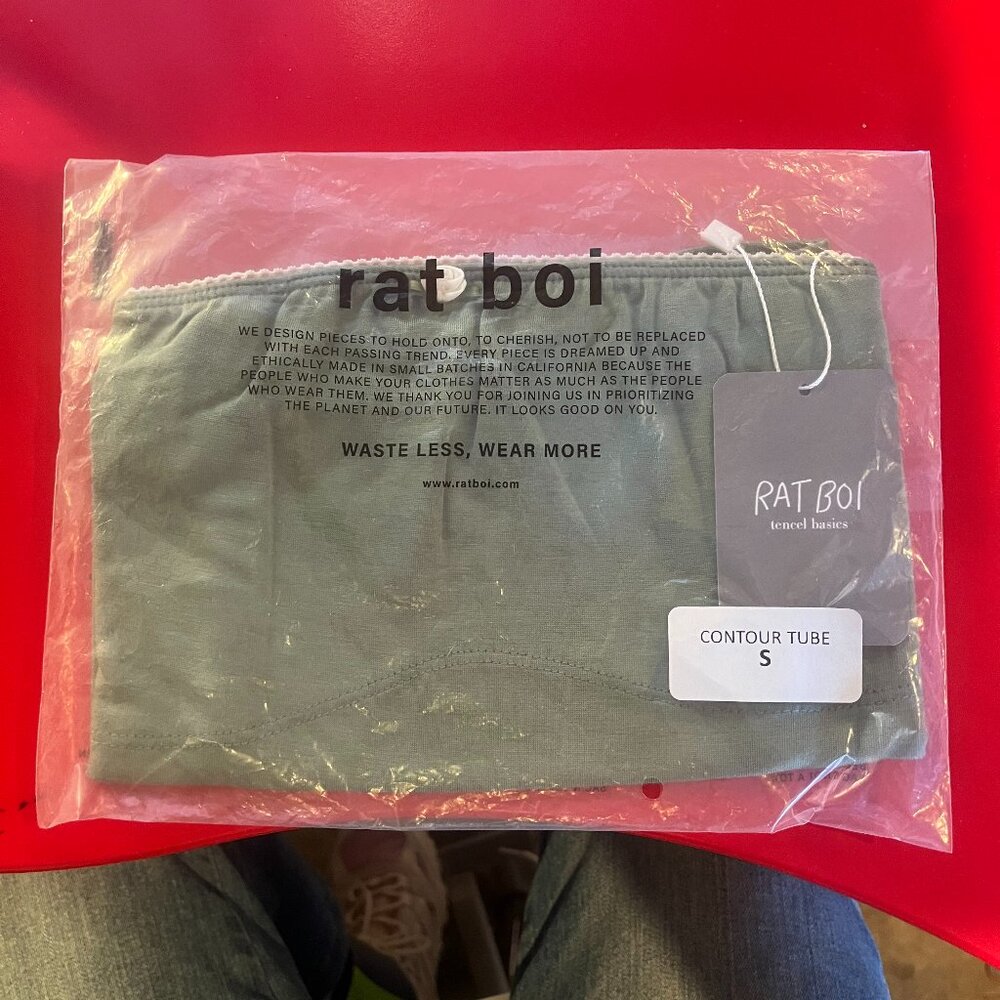 Rat Boi Contour tube top in Sage - Picture 7 of 9